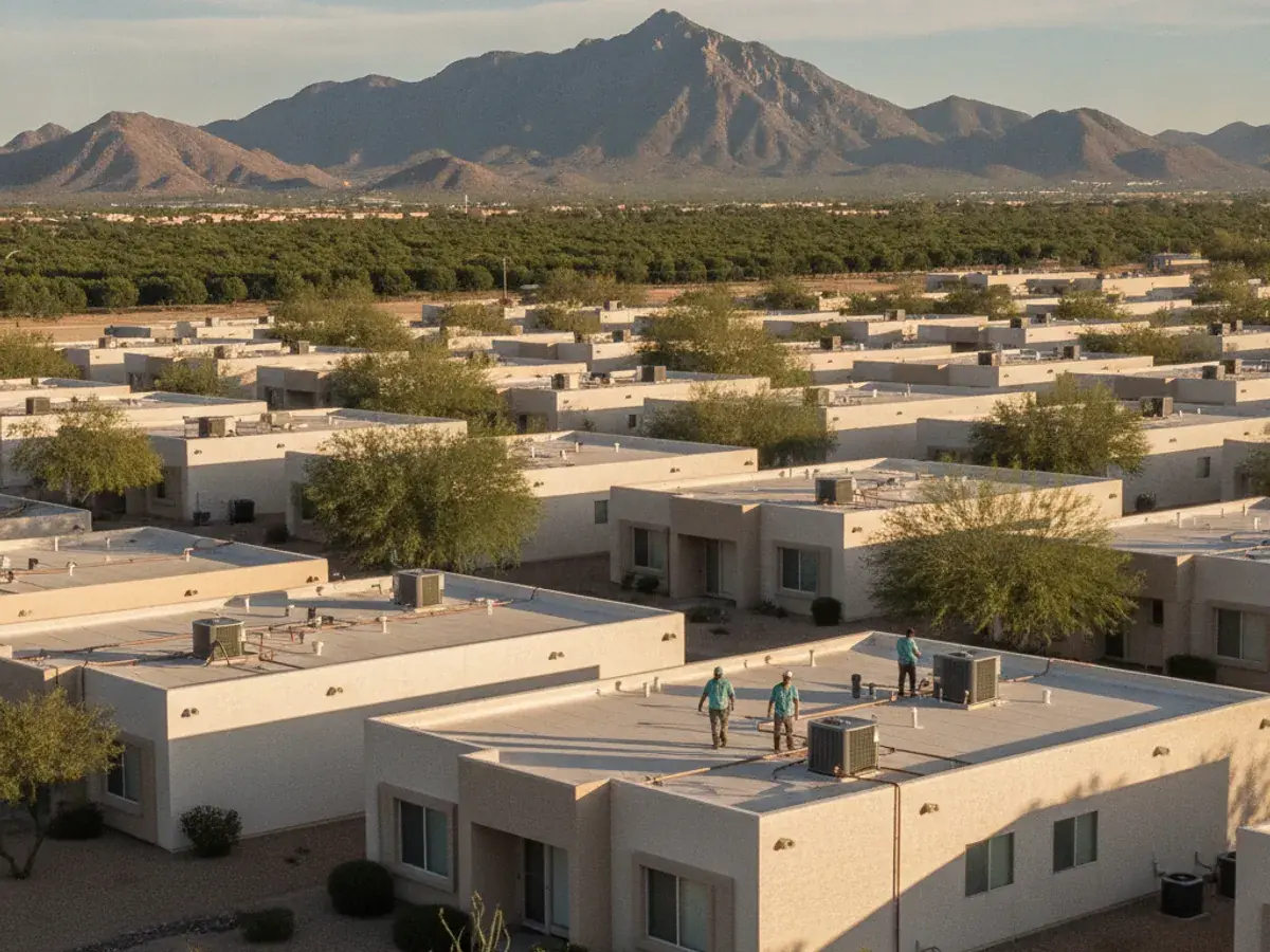 Casas en la zona de Sahuarita y Green Valley, cerca de Green Valley, en el área de Tucson