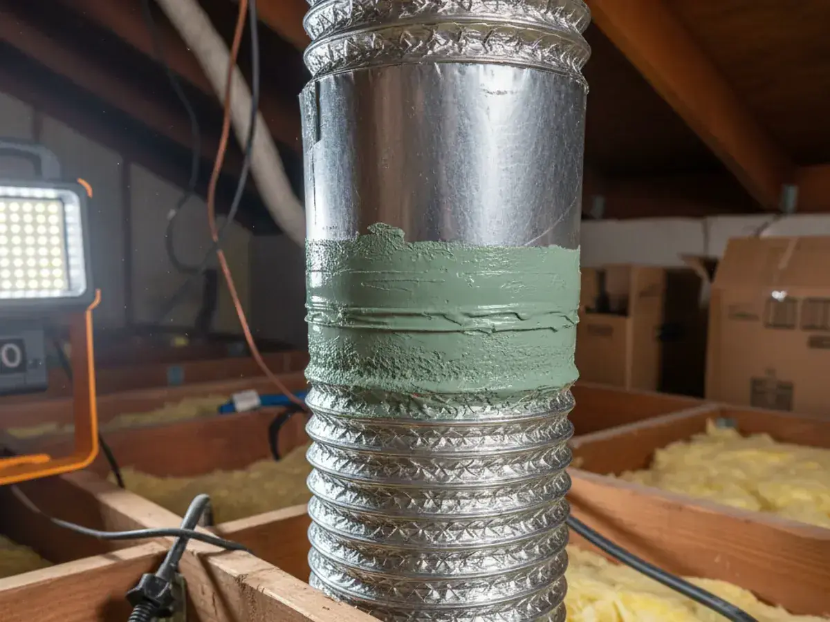 Trabajo de limpieza de ductos de un técnico de HVAC con licencia en el área de Tucson