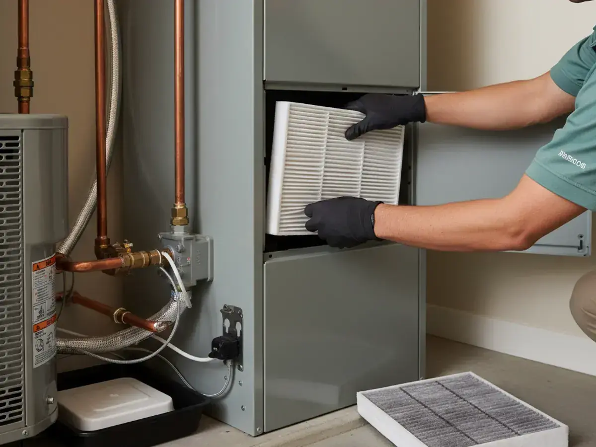 Trabajo de mantenimiento de un técnico de HVAC con licencia en el área de Tucson